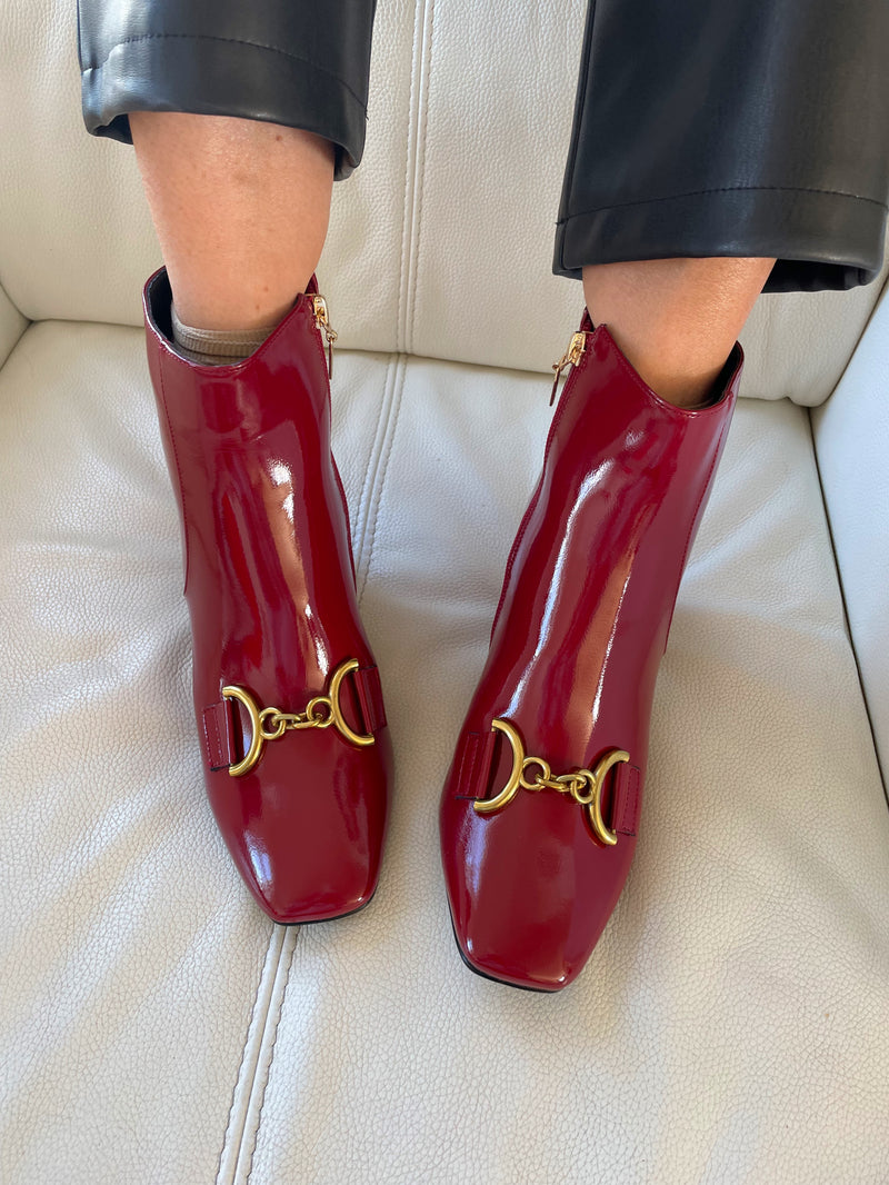 Kate Appleby "Dunbar Poppy Red" Ankle Boot