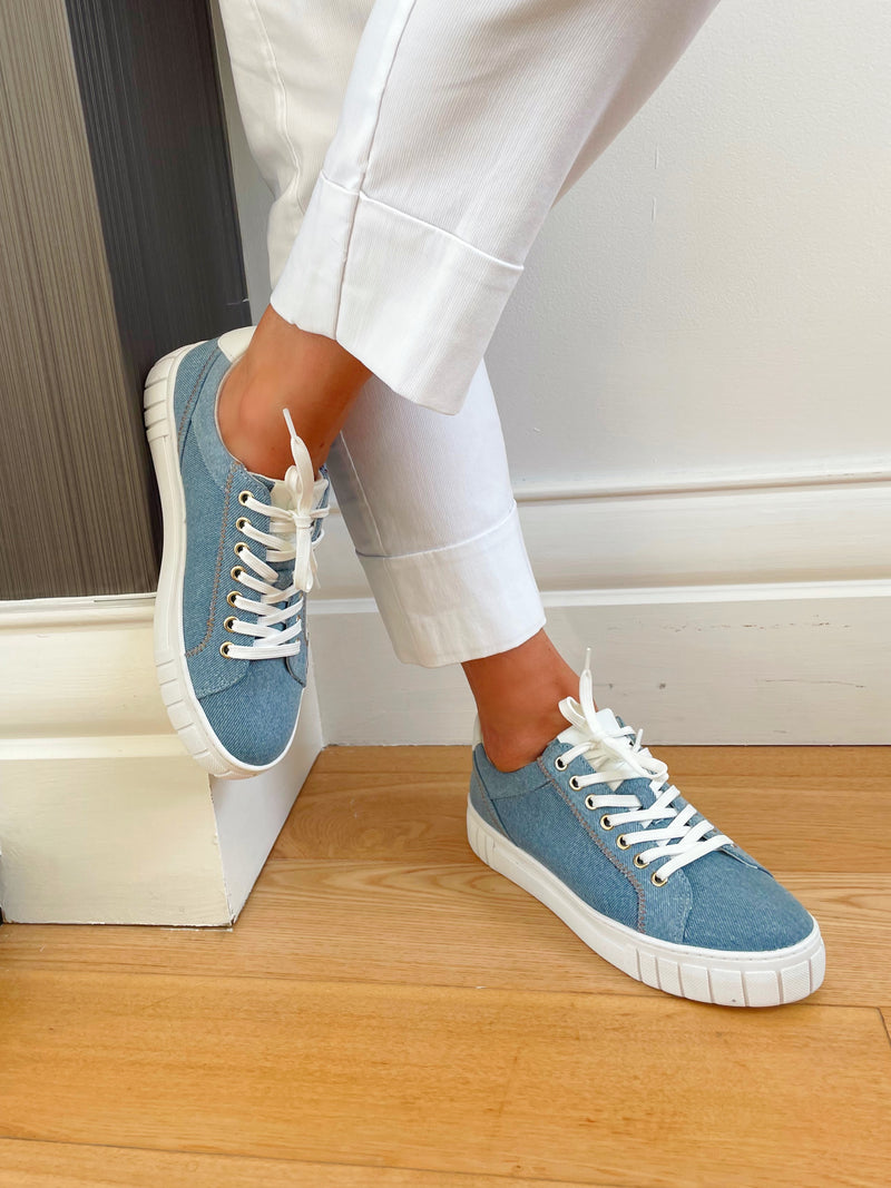 Marco Tozzi Trainers - Blue Jeans 2-23702-42 870