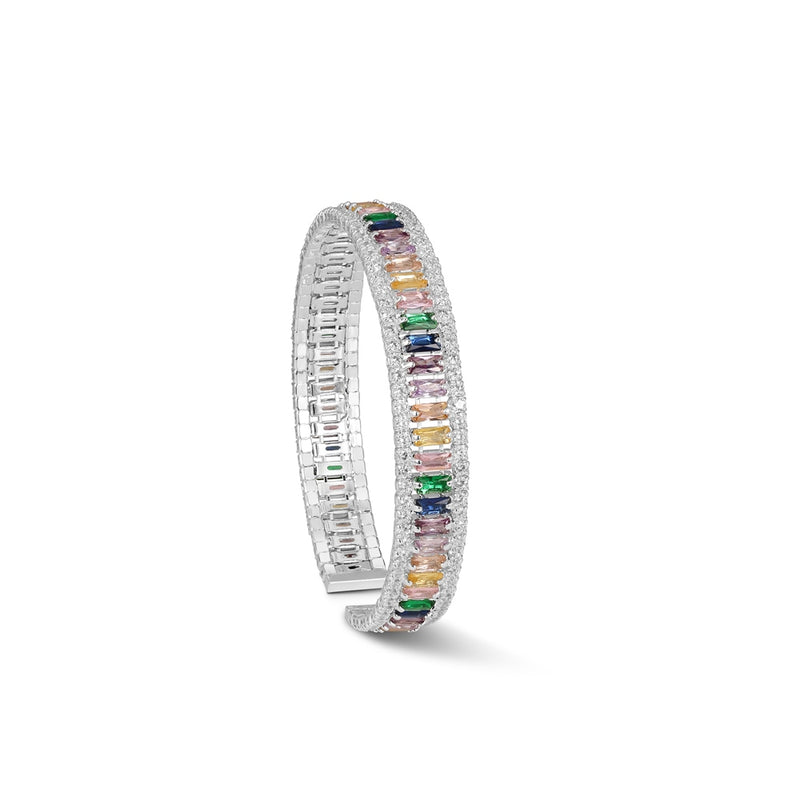Newbridge Rainbow Multi Coloured Stone Bracelet BR23424