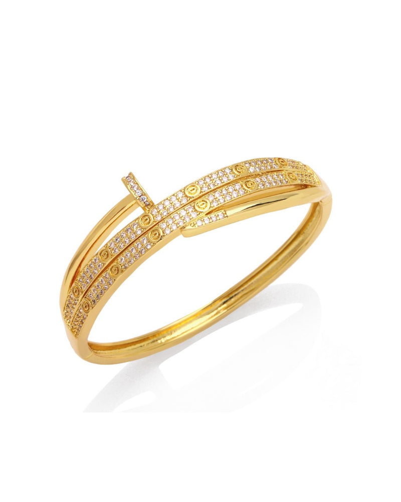Klara Crystal Bracelet Gold