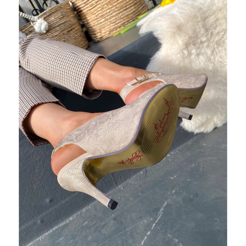 Kate Appleby 'Dartmouth' V-Cut Sling Back Shoes - Shimmer