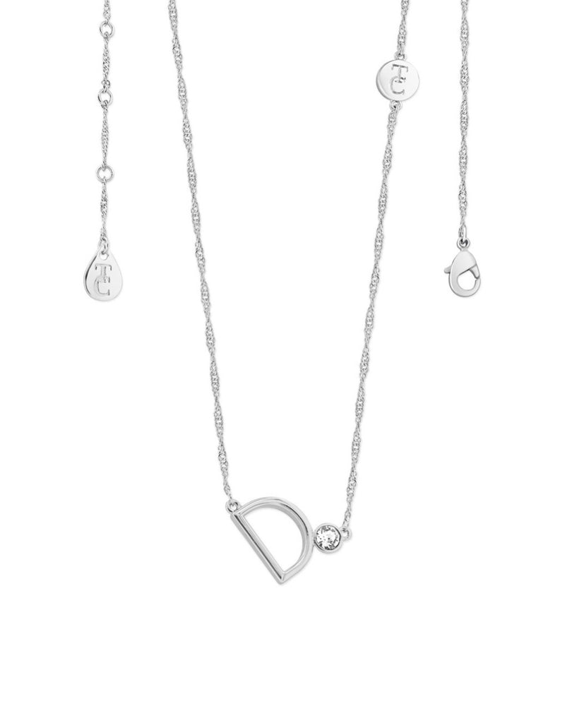 Tipperary Crystal Initial Pendants - Silver