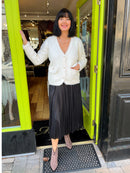 Absolute Champagne Bead & Pearl Double Strand Necklace N2288CH