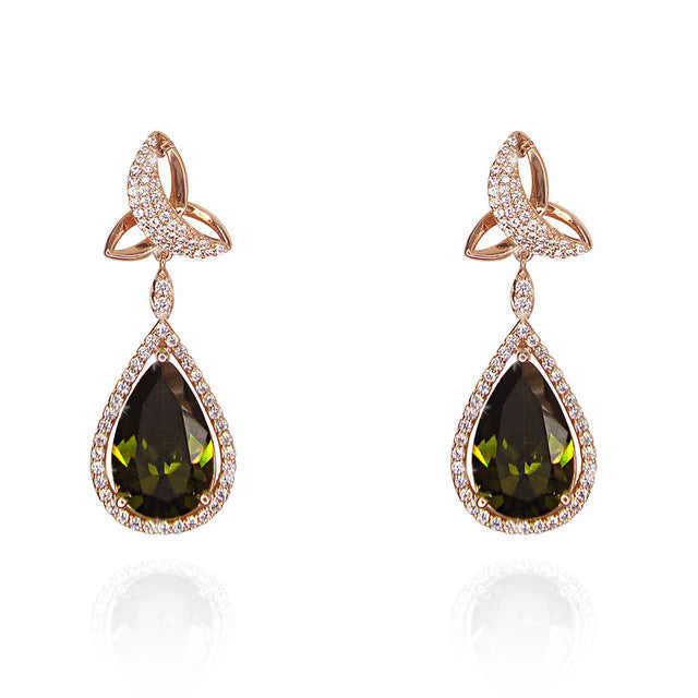 Tipperary Maureen O'Hara Rose Gold Trinity Knot Earrings