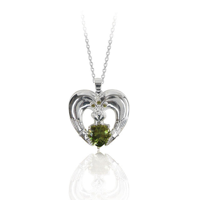 Tipperary Maureen O'Hara Silver Claddagh Pendant