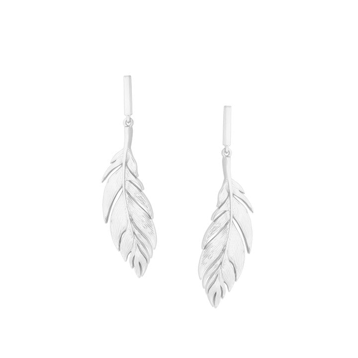 Tipperary Feather Earrings Silver 158696