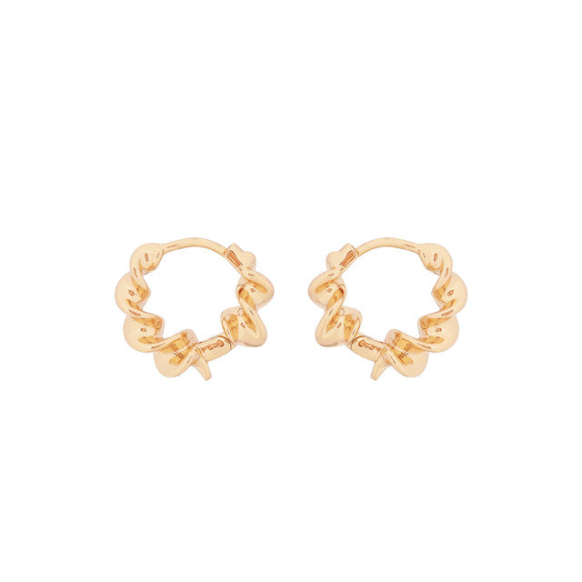 Tipperary Swirl Earrings Gold 163874