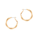 Tipperary Twist Earrings Gold 163898