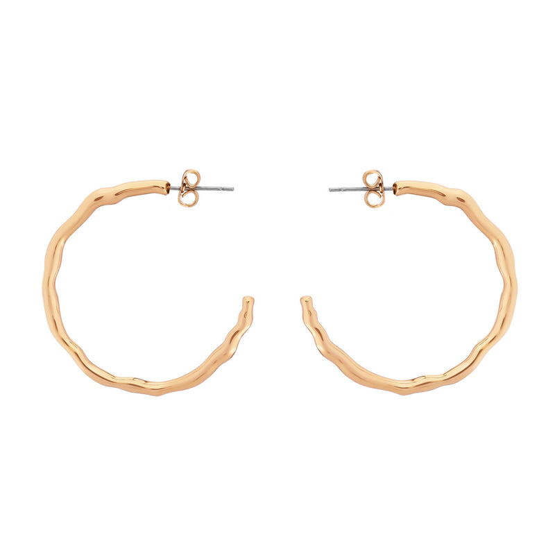 Tipperary Crystal Gold Hoop Earrings 164093
