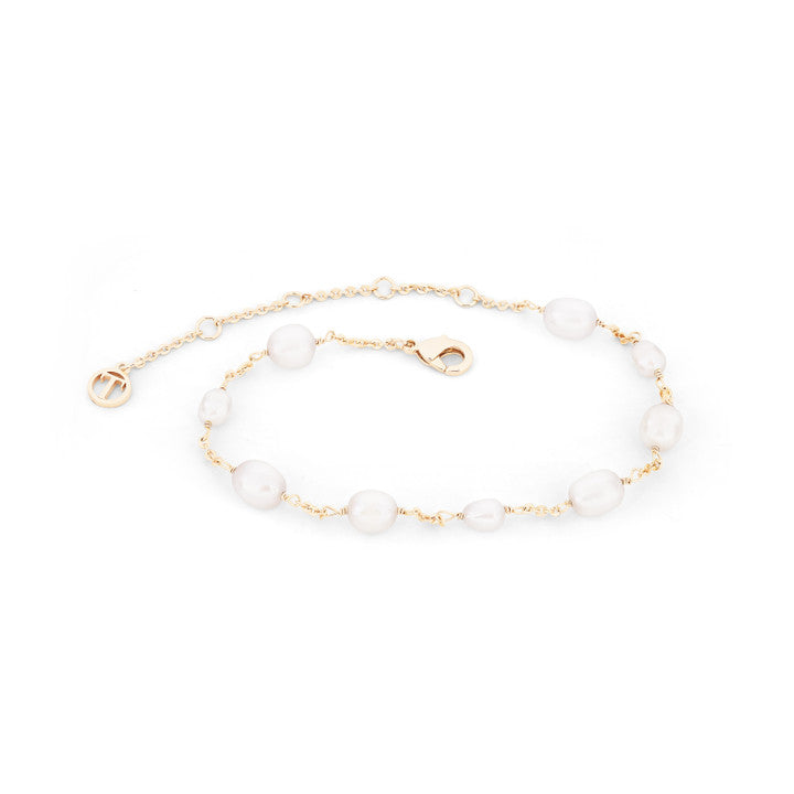 Tipperary Crystal Pearl Fine Chain Bracelet 164833