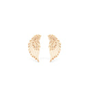 Tipperary Angel Wing Stud Earrings Gold 167612