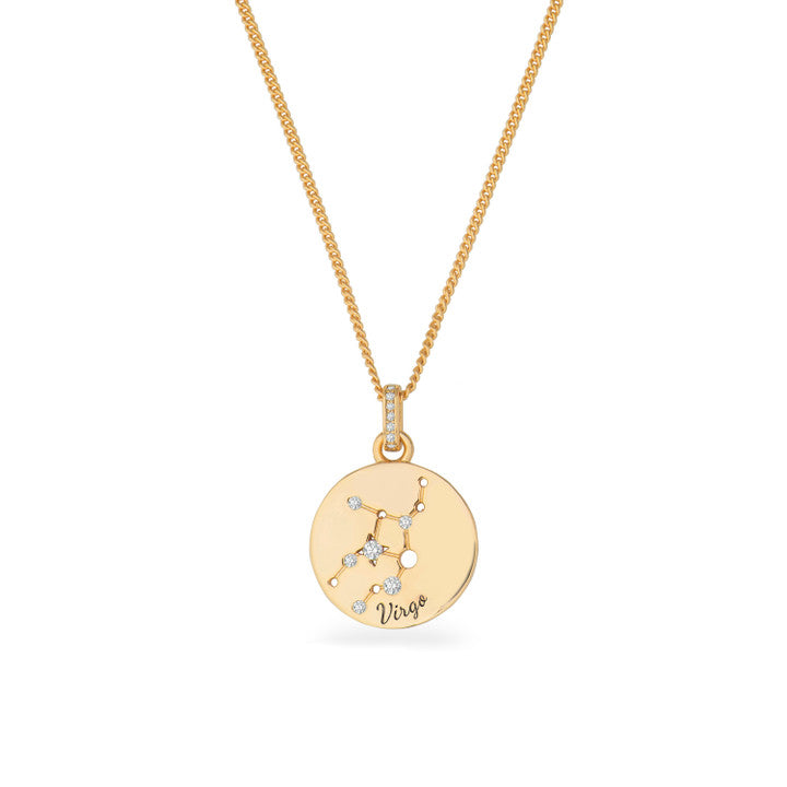 Tipperary Zodiac Gold Pendant Virgo 169630