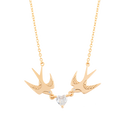 Tipperary Swallow Gold Pendant CZ 174832