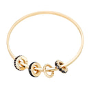 Tipperary Halo Eclipse Bangle Gold & Black 175693