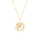 Tipperary Soleil Sun, Moon & Star Long Pendant 175860