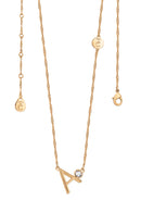 Tipperary Crystal Initial Pendants - Gold