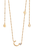 Tipperary Crystal Initial Pendants - Gold