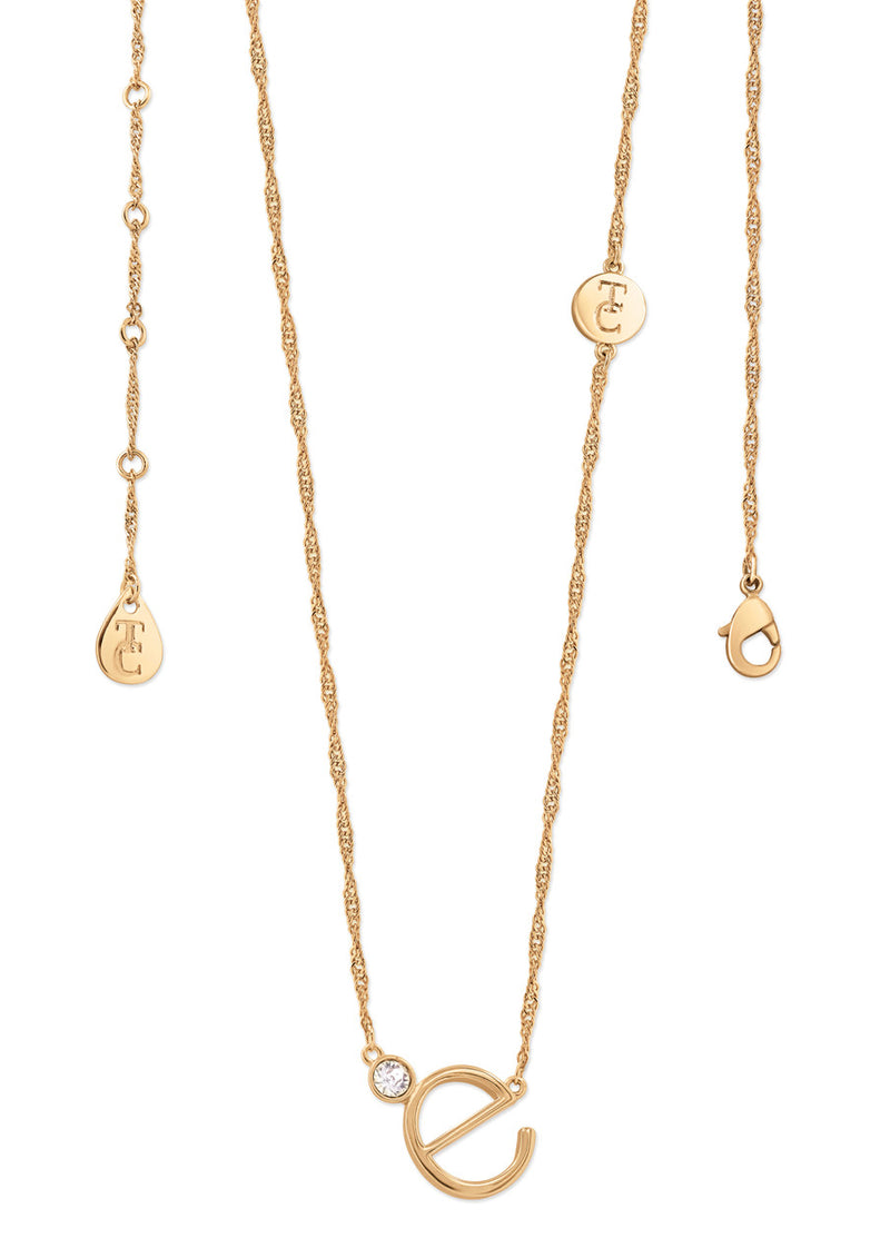 Tipperary Crystal Initial Pendants - Gold