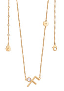 Tipperary Crystal Initial Pendants - Gold