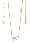 Tipperary Crystal Initial Pendants - Gold