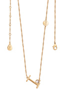 Tipperary Crystal Initial Pendants - Gold