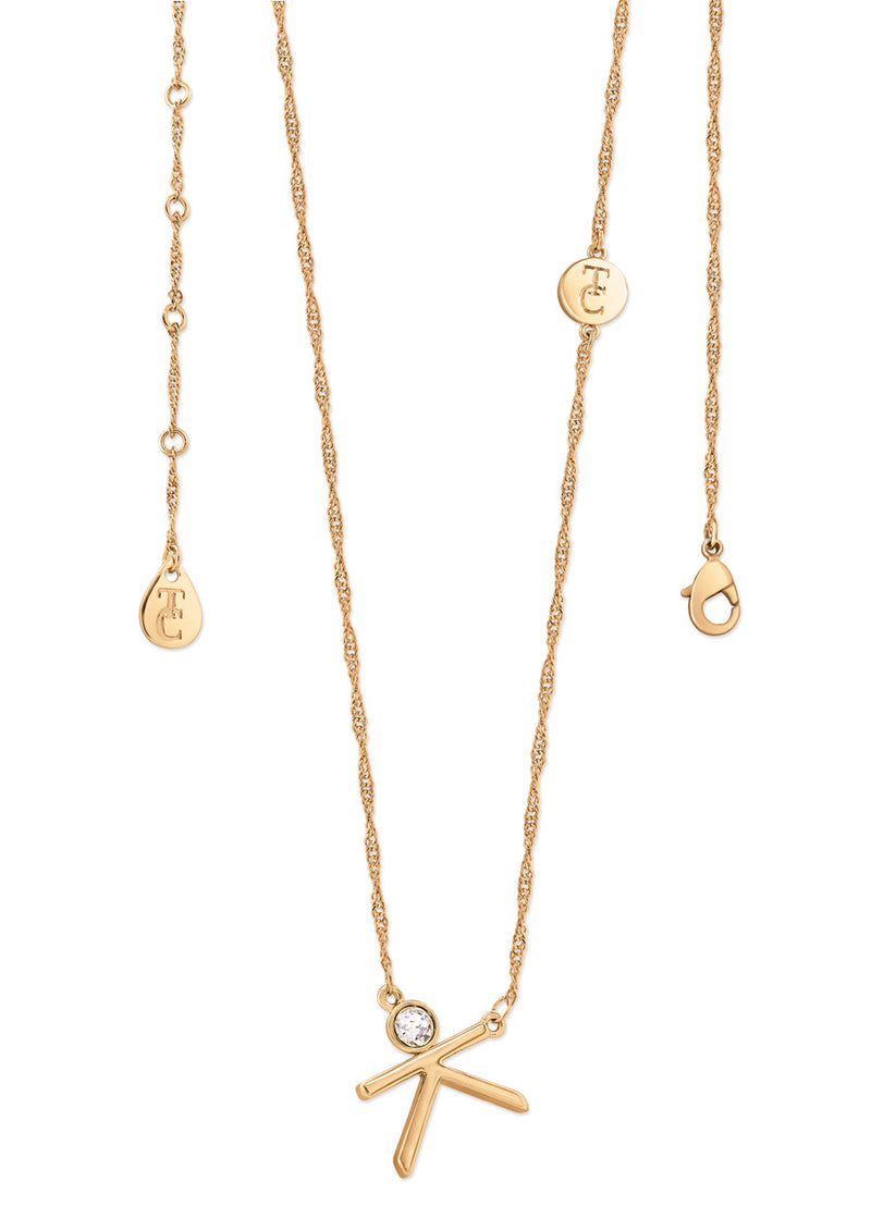 Tipperary Crystal Initial Pendants - Gold