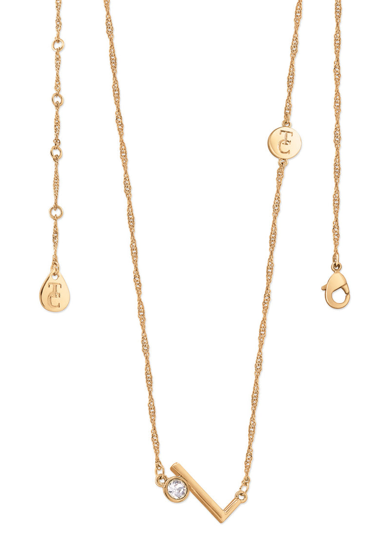 Tipperary Crystal Initial Pendants - Gold
