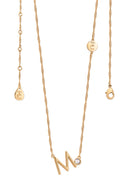 Tipperary Crystal Initial Pendants - Gold