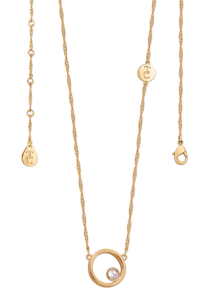 Tipperary Crystal Initial Pendants - Gold