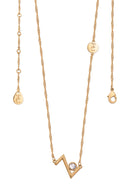 Tipperary Crystal Initial Pendants - Gold