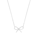 Tipperary Crystal Bow - Pendant Silver