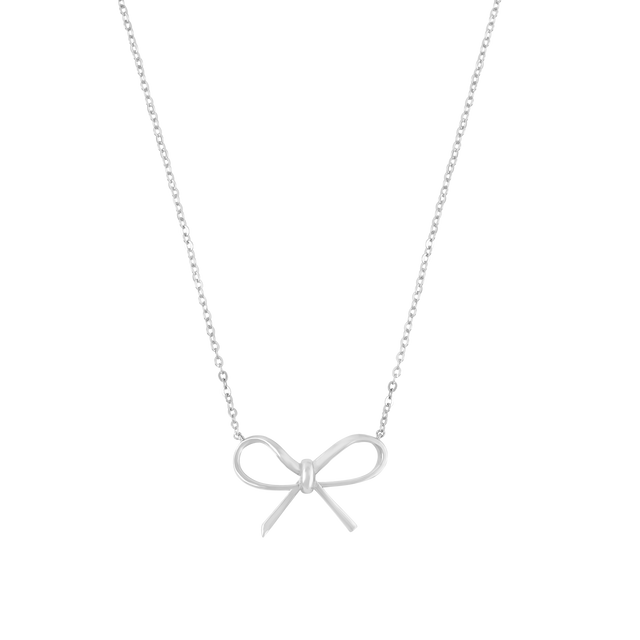 Tipperary Crystal Bow - Pendant Silver