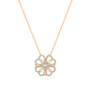 TC Maureen O'Hara Diamante Clover Pendant Gold 185371