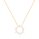 TC Maureen O'Hara Circle Pendant Cz Gold 185401