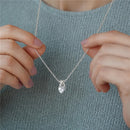 Newbridge Pendant Clear Heart Stone JC2651