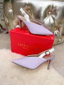 Kate Appleby "Moonrise" V-Cut Sling Back Stiletto - Lilac Haze