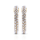 Newbridge Hoop Earrings Golden Stones ER8823