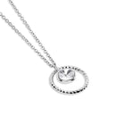 Newbridge Infinity Pendant with Clear Stone P1648