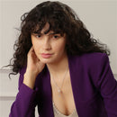 Newbridge Lotus Pendant with Clear Stone P1810