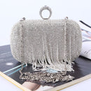 Lizi Crystal Fringe Clutch Bag