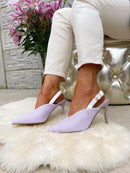 Kate Appleby "Moonrise" V-Cut Sling Back Stiletto - Lilac Haze
