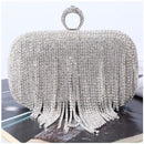 Lizi Crystal Fringe Clutch Bag