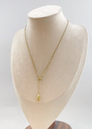 Able Teardrop Necklace Gold