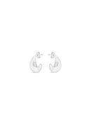 Absolute Chunky Hoop Earring E2316SL Silver