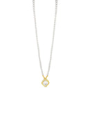 Absolute Fine Pearl & Enamel Necklace - N2258GL