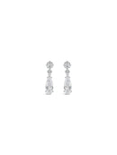 Absolute Jewel Tear Drop Earrings - Silver E2325SL