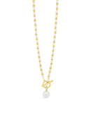 Absolute Pearl & Gold Necklace - N2255GL
