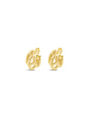 Absolute Chunky Triple Hoop Earring E2344Gl Gold