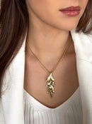 Absolute Drop Pendant Necklace N2345gl Gold