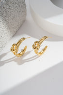 Adelise Knotted Hoop